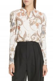 See by Chlo   Paisley Puff Sleeve Blouse   Nordstrom at Nordstrom