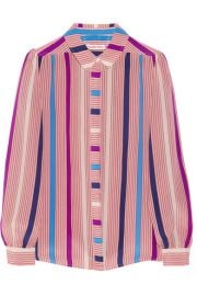 See by Chlo  Printed silk crepe de chine shirt at Net A Porter