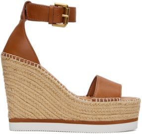 See by Chlo Glyn Leather Espadrille Platform Wedge Ankle Strap Sandals Bloomingdale39s at Bloomingdales