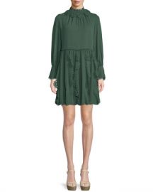 WornOnTV: Busy’s green eyelet dress on Busy Tonight | Busy Philipps ...