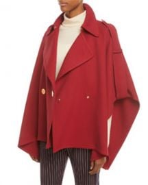 See by Chloe Snap-Front Trench Cape at Bergdorf Goodman