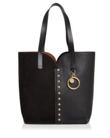 See by Chloeacute Gaia Leather Suede Tote Bloomingdales at Bloomingdales