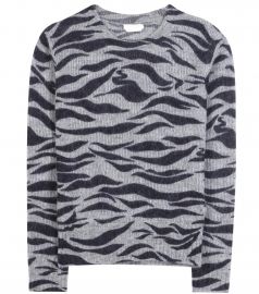 See by chloe zebra sweater at Mytheresa