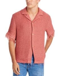 Sefr Fausto Textured Shirt with Fringe Bloomingdales at Bloomingdales