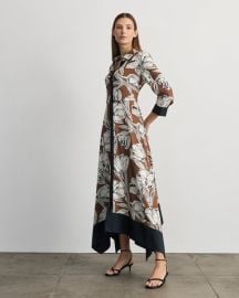 Selene Dress in Acorn Multi Over The Moon at Over the Moon