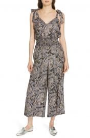 Selene Paisley Silk Jumpsuit by Rebecca Taylor at Nordstrom