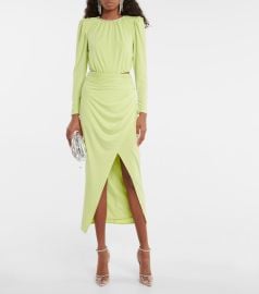 Self-Portrait - Cutout jersey midi dress at Mytheresa