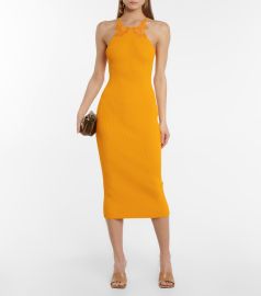 Self-Portrait - Ribbed midi dress at Mytheresa