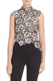 Self-Portrait  Lily  Guipure Lace Top at Nordstrom