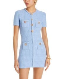 Self-Portrait Beaded Button Knit Dress Bloomingdalex27s Women at Bloomingdales