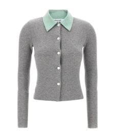 Self-Portrait Buttoned Knitted Cardigan at Senser