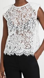 Self Portrait Cord Lace Sleeveless Top at Shopbop