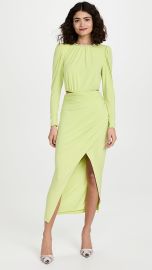 Self Portrait Cut Out Midi Dress at Shopbop