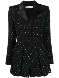 Self-Portrait Diamante Playsuit - Farfetch at Farfetch