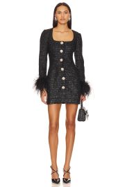 Self Portrait Feather Mini Dress at Revolve