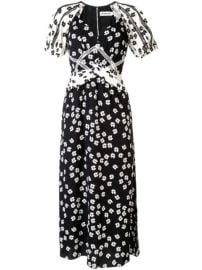 Self-Portrait Floral Midi Dress - Farfetch at Farfetch