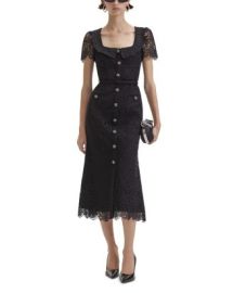 Self-Portrait Guipure Lace Midi Dress Bloomingdales at Bloomingdales