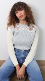 Self Portrait Guipure Sweater    The Style Event Up to 25 Off On Must-Have Pieces From Top Designers at Shopbop