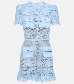 Self Portrait Lace minidress at Mytheresa