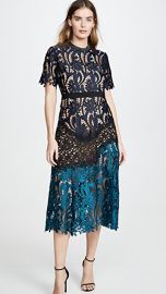 Self Portrait Prairie Midi Dress at Shopbop