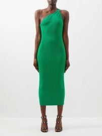 Self Portrait Rib One Shoulder Dress at Matches