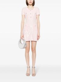 Self Portrait Sequin Knit Mini Dress at Farfetch