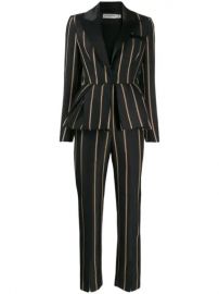 Self-Portrait Tailoring Stripe Jumpsuit - Farfetch at Farfetch