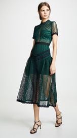 Self Portrait Wave Lace Dress at Shopbop