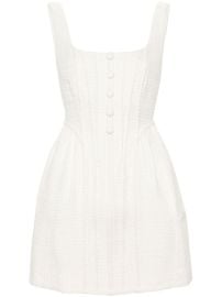 Self-Portrait corset-style Tweed Minidress - at Farfetch