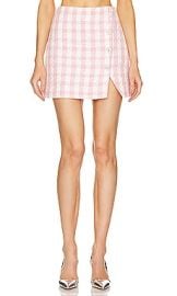 Selfportrait Boucle Mini Skirt In Pink at Revolve