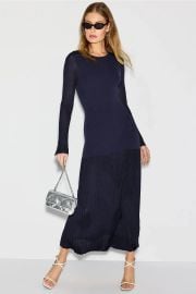 Semi-Sheer Knit Midi Dress by Derek Lam 10 Crosby x RTR Rent the Runway at Rent the Runway
