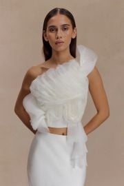 Sena Bridal Top - White MESHKI US at Meshki