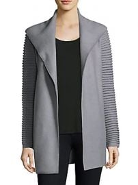 Sentaler - Ribbed Wrap Coat at Saks Fifth Avenue