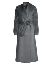 Sentaler Alpaca Shawl Collar Wrap Coat  SaksFifthAvenue at Saks Fifth Avenue