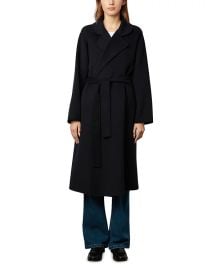 Sentaler Baby Alpaca Long Notched Collar Wrap Coat at Bloomingdales