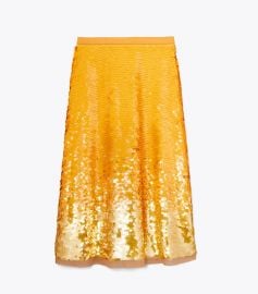 Sequin Embellished Skirt at Tory Burch