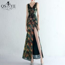 Sequin Evening Dress at AliExpress