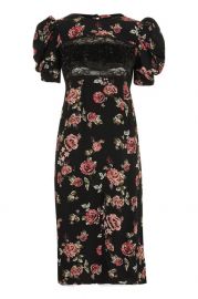 Sequin Floral Print Midi Shift Dress - Dresses - Clothing at Topshop