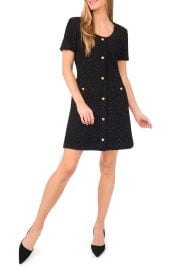 Sequin Plaid Minidress at Nordstrom