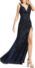 Sequin Slit Gown at Nordstrom