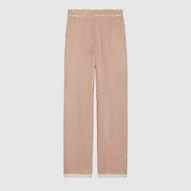 Sequin Wool Trousers by Gucci at Gucci