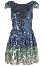 Sequin ombre dress at Topshop at Topshop