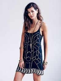 Sequin shift dress at Free People