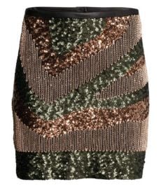 Sequined Skirt at H&M