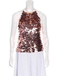 Sequined Sleeveless Top at The Real Real