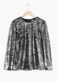 Sequined Top by & Other Stories at & Other Stories