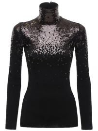 Sequinned Turtleneck Sweater by Valentino at Luisaviaroma