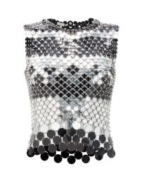 Sequinned chainmail top at Matches