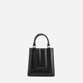 Sera Tall Tote Mini - Black at Mlouye