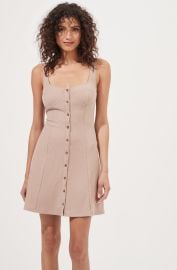 Serafina Ribbed Knit Button Down Dress ASTR The Label at ASTR the Label